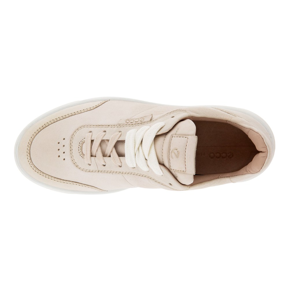 ECCO Womens Sneakers Beige - Street Tray - SZM-542087